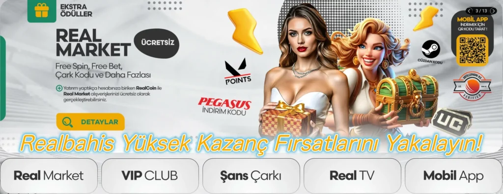 Realbahis Yüksek Kazanç Fırsatlarını Yakala